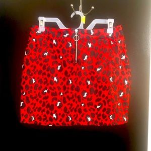 Rue21 Women’s Mini Cheetah Print Skirt Size M